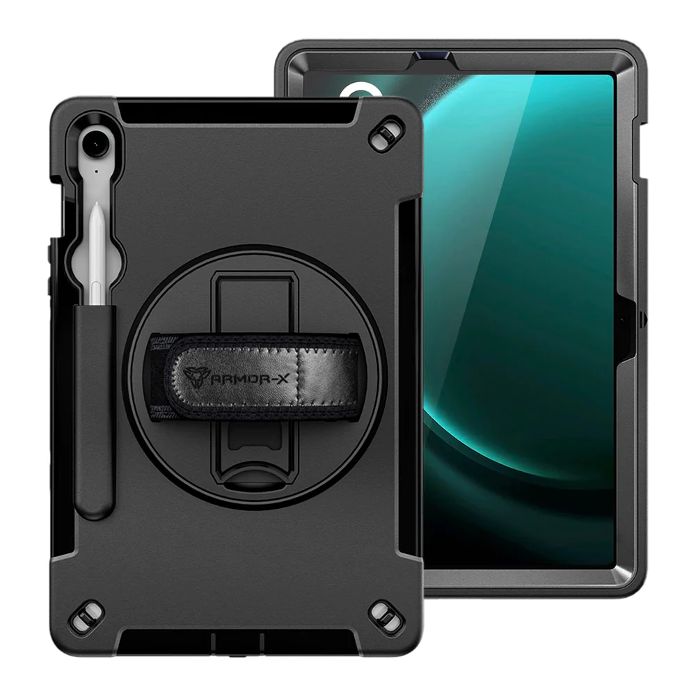 rin-ss-x510-samsung-galaxy-tab-s9-fe-sm-x510-x516-x518-rainproof-military-grade-rugged-case-with-hand-strap-and-kick-stand