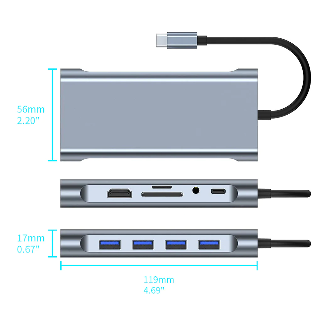 and-dk-7-in-1-11-in-1-hub-type-c-pd-hdmi-4k-vga-1080p-ethernet-rj45-usb-20-usb-30-tf-sd-audio-35mm