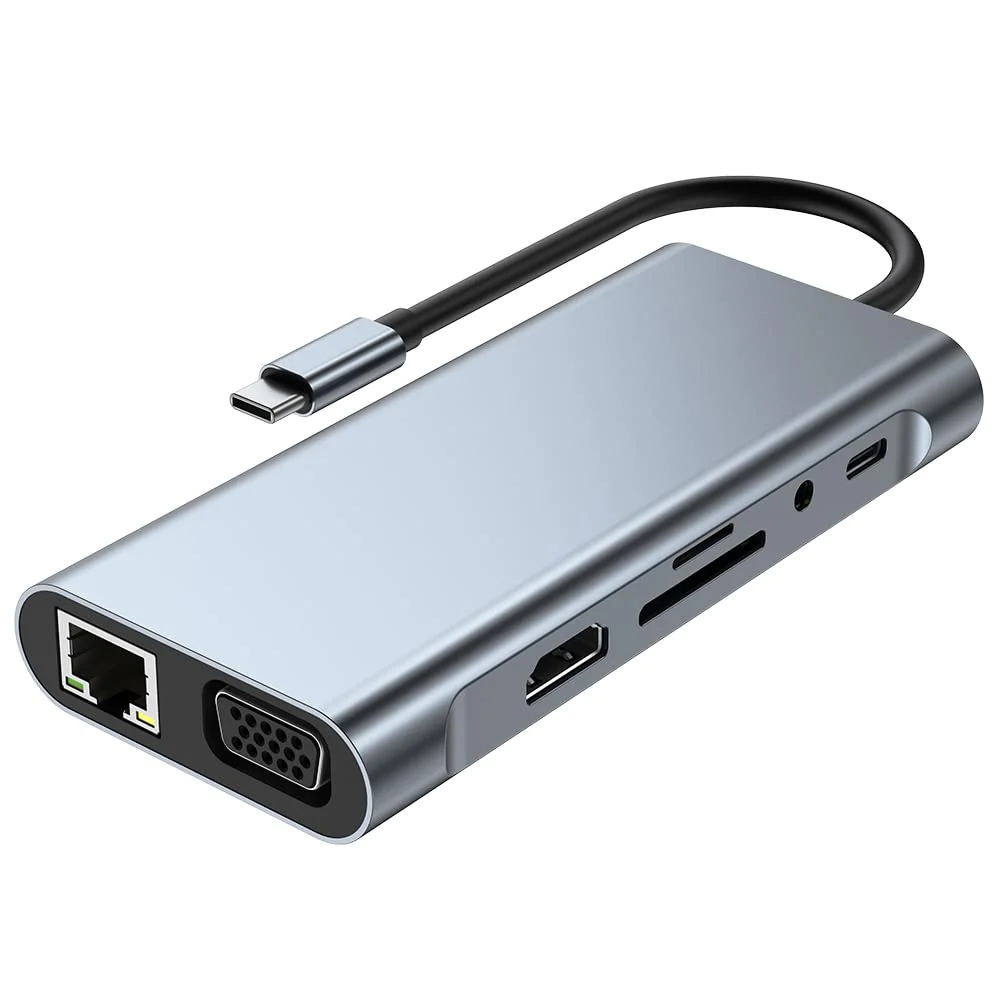 and-dk-7-in-1-11-in-1-hub-type-c-pd-hdmi-4k-vga-1080p-ethernet-rj45-usb-20-usb-30-tf-sd-audio-35mm