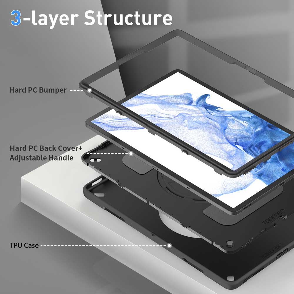 rin-ss-x800-samsung-galaxy-tab-s8-s8-plus-sm-x800-x806-s7-s7-fe-rainproof-military-grade-rugged-case-with-hand-strap-and-kick-stand