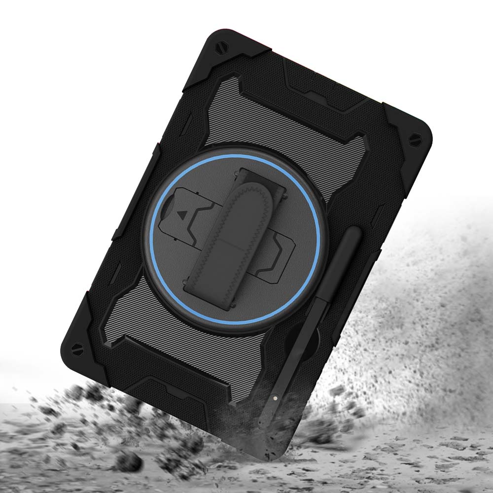 nbn-ss-x900-samsung-galaxy-tab-s8-ultra-sm-x900-x906-ultra-3-layers-shockproof-rugged-case-with-hand-strap-and-kick-stand
